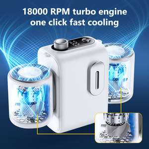 Ventilador de Cintura para Exteriores Suministrado por Fábrica, 100 Velocidades, Regulación Continua + Pantalla Digital, Panel de Refrigeración Doble, <span class=keywords><strong>Aire</strong></span> Frío - Product Image 4