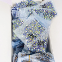Yantuo Usine En Gros SS10 AA Flatback Strass Cristal Enveloppe Emballage ou Sac En Plastique Emballage 2 Sac Sans Plomb