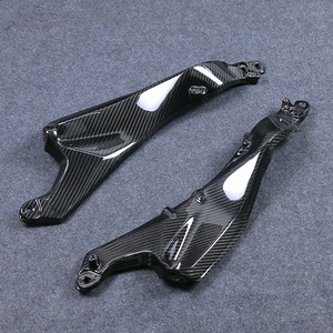 แผงข้างเบาะคาร์บอนไฟเบอร์แห้ง 3K สำหรับ Kawasaki Ninja H2 H2R 2015-2026 ชุดแต่งขอบเบาะมอเตอร์ไซค์ - Product Image 2