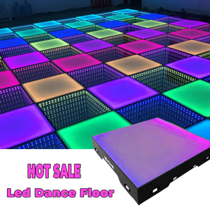 พื้นเต้นรำ LED อัจฉริยะแบบพกพาสำหรับงานแต่งงาน พร้อมระบบควบคุมแม่เหล็กไร้สายแบบหมุนได้ มาตรฐาน IP68 รุ่น E27 - Product Image 1