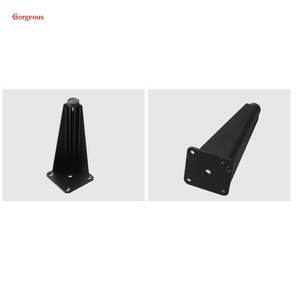 Robuste moderne métal travail canapé siège salle <span class=keywords><strong>de</strong></span> bain armoire pieds réglable carré Tube meubles jambes acier Durable - Product Image 6