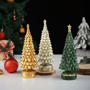 2026 New Arrival Mini Religious Christmas <b>Tree</b> Ornament Resin Crafts <b>Tabletop</b> Decoration Home Living Room Party Festiva - Product Image 3