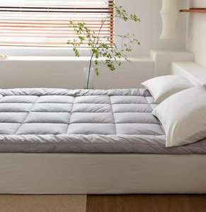 Topper Materasso Ecologico Golden Sail per <span class=keywords><strong>Hotel</strong></span> e Casa, 100% Poliestere 200TC Trapuntato Personalizzabile per Tutte le Stagioni - Product Image 3