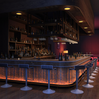 Diseño de Interiores Moderno para Discotecas, Muebles de Bar Personalizados y Decoración de Espacios, Servicio Integral de Construcción Llave en Mano