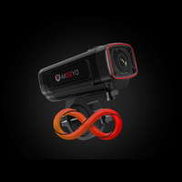 Caméra Embarquée AKEEYO Sans Fil Mini Wifi Meilleure Vente pour Voiture, Caméra Sport Moto DVR Android 1080p Noire