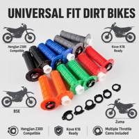 Poignées de guidon de moto antidérapantes en caoutchouc souple 22 mm pour moto tout-terrain et motocross – Offre spéciale