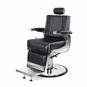 Sillas de Barbería Modernas y Resistentes BonnieBeauty con Estructura de Hierro Fundido, Cuero PU, Bomba Hidráulica y Capacidad de 300 kg - Product Image 1