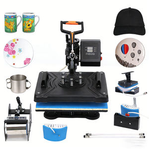 Presse à chaud multifonctionnelle 5 en 1 de 29*38 cm avec tête rotative pour T-shirts, mugs, coques de téléphone - Product Image 2