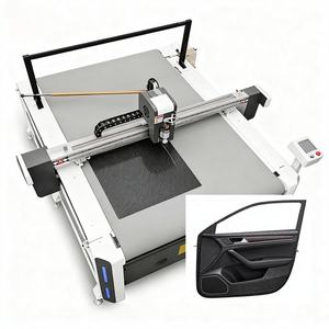 Machine de découpe CNC semi-automatique REMEYA RMY1625 pour tissus et cuir d'intérieur automobile, zone de travail 1600x2500mm, oscillante circulaire - Product Image 1