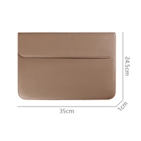 Housse pour ordinateur portable en cuir Nappa souple, adaptée aux iPad 14 pouces, ordinateur portable fin
