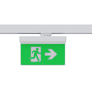 Luz de salida LED Premium CE 24M-Señal DE EMERGENCIA montada en pista, autoprueba 220V IP20, SMD de litio de alta calidad para escape interior - Product Image 6