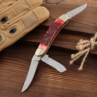 Couteau pliant multifonction en acier inoxydable de haute qualité Bochen avec manche en résine, outils de camping, de chasse, EDC, couteau de survie, couteau de poche