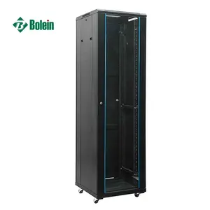 Bolein 19'' 42U Floor Standing Network Cabinet Rack 600x800 MM Server Rack Cabinet With Glass Door