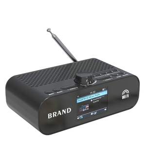 <span class=keywords><strong>Radio</strong></span> <span class=keywords><strong>por</strong></span> <span class=keywords><strong>Internet</strong></span> WiFi con Receptor Digital FM Inalámbrico, Pantalla LCD, Batería de 2000 mAh, Banco de Energía y Altavoz Integrado para el Hogar - Product Image 1