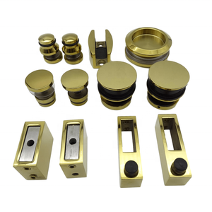 Pvd Série Système Commercial Matériel <span class=keywords><strong>de</strong></span> <span class=keywords><strong>Porte</strong></span> <span class=keywords><strong>De</strong></span> Portes <span class=keywords><strong>De</strong></span> <span class=keywords><strong>Douche</strong></span> Accessoires <span class=keywords><strong>de</strong></span> <span class=keywords><strong>Douche</strong></span> <span class=keywords><strong>Porte</strong></span>-Verre-Pinces Coulissantes Pour Salle <span class=keywords><strong>De</strong></span> Bain - Product Image 1