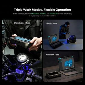 เครียลิตี้ เซอร์มูน พี 1 เครื่องสแกน 3 มิติแบบพกพา เลเซอร์สีน้ำเงิน อินฟราเรด ไร้สาย 6 หน้าจอสัมผัส สำหรับการสแกนยานยนต์ - Product Image 6