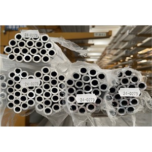 Tubo de aluminio Tondo Estruso Grezzo Dimensioni 6x1-150x3mm Lunghezza 6000mm Realizzato Lega 6060 T5 Ideale Per Uso Con Finitura - Product Image 4