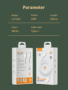 <span class=keywords><strong>สาย</strong></span><span class=keywords><strong>ชาร์จ</strong></span>เร็ว LDNIO 65W LC121-<span class=keywords><strong>C</strong></span> แบบ <span class=keywords><strong>Type</strong></span>-<span class=keywords><strong>C</strong></span> 2.1A/2.4A/3A รองรับ PD ชนิด <span class=keywords><strong>Type</strong></span>-<span class=keywords><strong>C</strong></span> to <span class=keywords><strong>Type</strong></span>-<span class=keywords><strong>C</strong></span> พร้อมสาย<span class=keywords><strong>ชาร์จ</strong></span> USB - Product Image 6