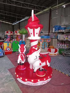 Parque de Atracciones para interiores y exteriores, parque de diversiones para niños, carrusel para tres personas - Product Image 4