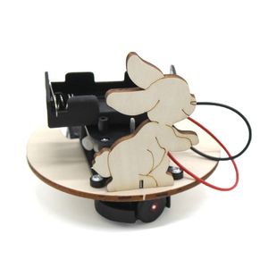 Kit de voiture en bois STEM OKYN-G5567, véhicule à éviter les obstacles à construire soi-même pour les enfants et les adolescents, éducation - Product Image 4