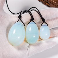 Bâton de plaisir, baguette de massage vaginal, boule magique en cristal, boules de Ben Wa, ensemble d'œufs de Yoni en opale pour femmes, exercices de Kegel