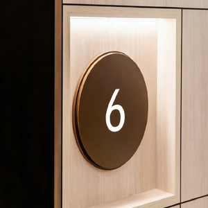Letrero <span class=keywords><strong>de</strong></span> Número <span class=keywords><strong>de</strong></span> Casa Acrílico con Retroiluminación LED Personalizada, Placa <span class=keywords><strong>de</strong></span> Dirección Iluminada con Marco <span class=keywords><strong>de</strong></span> Acero Inoxidable, Cajas <span class=keywords><strong>de</strong></span> <span class=keywords><strong>Luz</strong></span> Publicitarias - Product Image 5