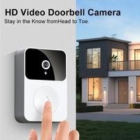 Sonnette de porte intelligente sans fil avec caméra vidéo HD de sécurité domestique, vision nocturne rechargeable, WiFi, vente chaude