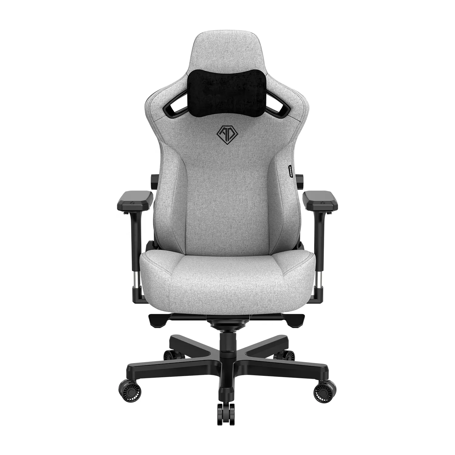 2022 Multiple Color Ash Gray Fabric Gaming Office Chair Safety and Durability Premium Gaming Chair up to 400lbs for Boos Manager