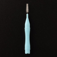 Brosse interdentaire en forme de I avec cure-dent souple pour nettoyer les dents, avec capuchon, en vrac, emballage personnalisé pour les soins bucco-dentaires