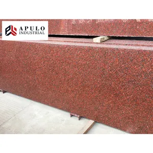 Quảng Châu Nhà Máy Trực Tiếp Imperial Red Granite Marble Ớt Trung Quốc Red Granite Lakha Ruby Red Granit Gạch Lát Sàn Trong Nhà