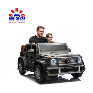 Voiture électrique pour enfants G650 homologuée, 2 places, à batterie, en plastique, 4 roues, pour enfants de 2 à 13 ans, avec MP3 et prise USB - Product Image 1