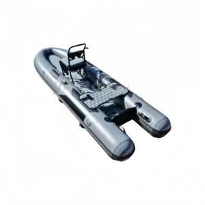 Kayak gonflable de 400 cm, best-seller, certifié CE, gris clair, idéal pour la pêche et les loisirs - Product Image 2