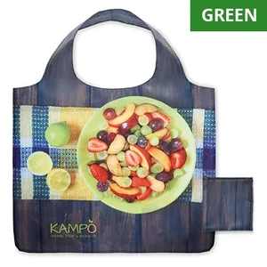 Bolsa de compras plegable extra grande de RPET, gadgets ecológicos - Product Image 1