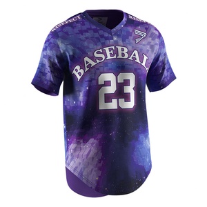 Derniers maillots de baseball OEM à col en V, uniformes de baseball pour jeunes, vente en gros, maillots de baseball personnalisés, t-shirts - Product Image 3