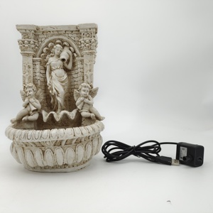 <span class=keywords><strong>Fontana</strong></span> da Tavolo Decorativa a Cascata per Interni in Resina, Stile Folk Europeo, con Figura Femminile Triste, <span class=keywords><strong>Fontana</strong></span> da Parete Accettabile - Product Image 5
