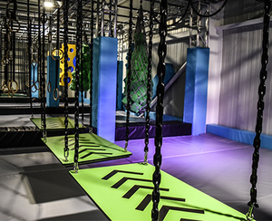 Parc de trampoline de qualité commerciale de haute qualité avec <span class=keywords><strong>équipement</strong></span> de terrain de jeu intérieur attrayant pour obstacle pour centre de jeu - Product Image 3
