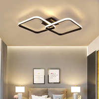 Plafonnier Led minimaliste composé d'anneaux lumineux, idéal pour un salon, une cuisine, une chambre à coucher ou une salle à manger