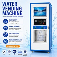 Distributeur d'eau extérieur anti-corrosion avec système de paiement multifonction pour le remplissage d'eau potable