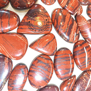 Venta al por mayor de lotes de cabochones de jaspe piel de serpiente 100% natural hechos a mano, gemas sueltas de formas mixtas para la fabricación de joyas, cabochones de cristal de jaspe. - Product Image 3