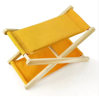 GARIDA Chaise de plage en bois pour l'extérieur Appui-tête pliable pour le camping en bois pour le voyage Oreiller de plage confortable GCFH-001