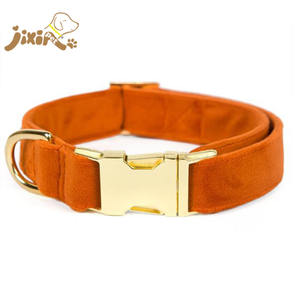 Nuevos productos, <span class=keywords><strong>Collar</strong></span> de perro único, <span class=keywords><strong>Collar</strong></span> de perro colorido de lujo, collares de perro de lujo, serie verde clásica, collares de terciopelo suave para mascotas - Product Image 4
