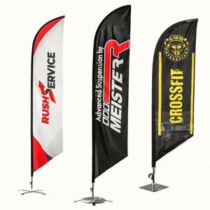Custom <b>Flags</b> Windproof Blade Beach <b>Flag</b> Personalized Custom Promotional Flying Banner <b>Flag</b> for Market Advertising Display - Product Image 3