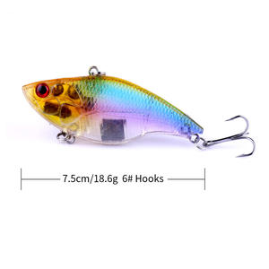Hengjia angeln lockt kunststoff vibration 7.5cm 18.6g VIB lockt - Product Image 2