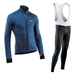 Conjunto de Ciclismo de Manga Larga Unisex para Primavera/Otoño, Jersey Transpirable y Pantalones con Tirantes para Ciclismo de Carretera y <span class=keywords><strong>MTB</strong></span>, Venta al Por Mayor con Logotipo Personalizado Disponible - Product Image 4