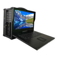Ordinateur portable robuste en alliage d'aluminium ZJC ZK-1732 17,3 pouces, ordinateur industriel portable, châssis standard 1920x1080 en stock