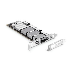 ราคาโรงงาน การ์ดเชื่อมต่อเครือข่ายภายในความเร็วสูง 400G PCIe 5.0 QSFP112 อะแดปเตอร์ AI Computing Server InfiniBand มีสินค้าในสต็อก - Product Image 1