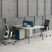 Centre d'appels moderne 4 6 8 10 personnes Bureau poste de travail cloison bureau mobilier modulaire bureau cabine poste de travail