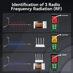 HEDAO RD637 professionale EMF Meter rilevatore di radiazioni di campo elettromagnetico portatile portatile <span class=keywords><strong>Tester</strong></span> di radiofrequenza - Product Image 4