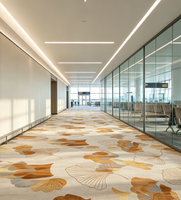 Moquette commerciale murale Jacquard 4m en nylon ignifuge avec support en tissu pour rénovation commerciale et couloirs d'hôtel