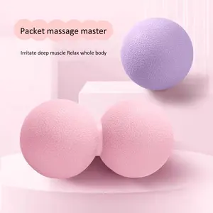 2024 HOT SALE Massage Workout Accessories Exercise Physiotherapy Fitness Balls Yoga Peanut Point Massage Double Ball